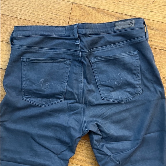 AG Adriano Goldschmied The Prima Crop Mid Rise Cigarette Crop Slate Blue Jeans - Picture 7 of 10